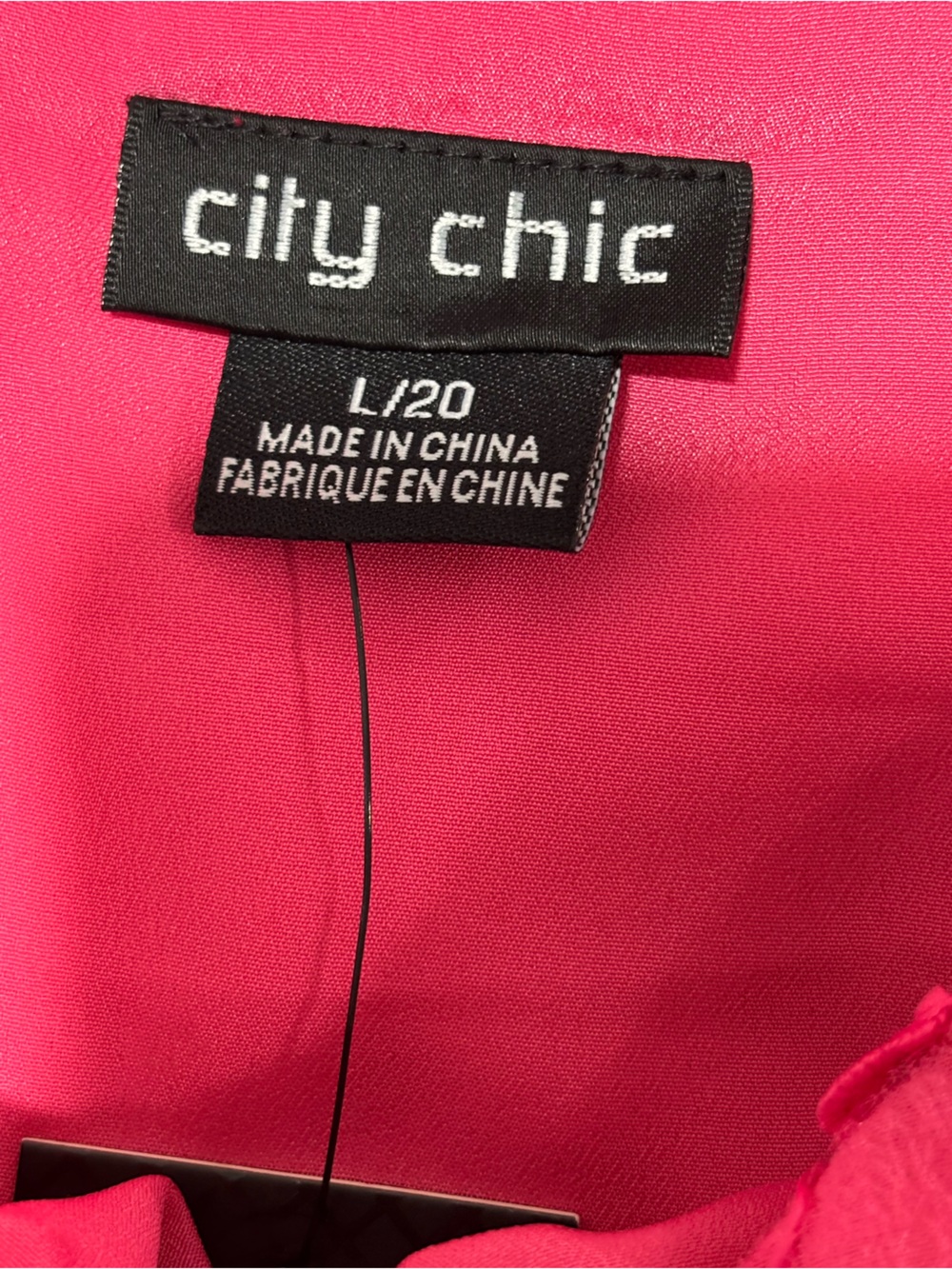 🩵City Chic Hot Pink Draped Neck Mini Dress - Picture 7 of 13